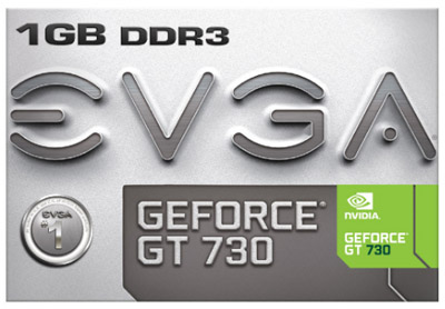 Placa vdeo EVGA Geforce GT730 1GB DDR3 VGA HDMI DVI