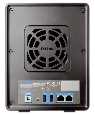 Gabinete NAS p/ 4 HDs, D-Link DNS-1100-4, 2 gigabit USB