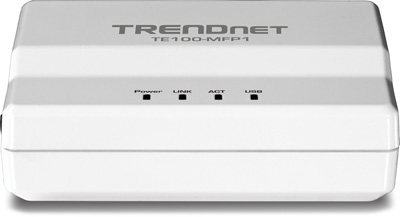 Servidor de impresso Trendnet TE100-MFP1 1 porta USB