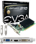 Placa de vdeo EVGA Geforce 210 1GB DDR3 VGA HDMI DVI#98