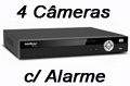 DVR com alarme Intelbras VD5004 4 cmeras normais, 2 IP