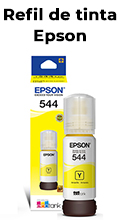 Refil de tinta Epson T544420 amarelo 65 ml p/ L3150#98
