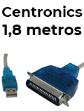 Cabo USB p/ paralelo Centronics Roxline p/ impressora