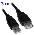 Cabo extensor USB tipo A macho p/ Fmea Tblack, 3 m#98