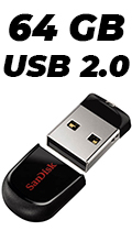 Pendrive 64GB, SanDisk Cruzer Fit SDCZ33-064G-B352