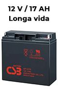 Bateria CSB GP12170 12VDC 17Ah 80W longa vida 5 anos9