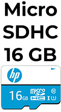 MemoryCard 16GB MicroSDHC HP mi210 20/80MB/s2