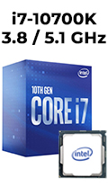 Processador Intel i7-10700K 3,8/5,1GHz 16MB 10G c/vide2