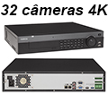 Gravador de video Intelbras NVD 7132 4K 32 canais 8HDs #100