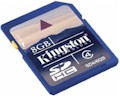 Carto de memria memory card SDHC Kingston 8GB SD4/8GB2