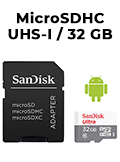 Carto memria 32GB microSDHC UHS-I Sandisk c/ adapter2