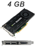 Placa vdeo PNY Nvidia Quadro K4200 4GB DDR5, DVI, 2 DP#100