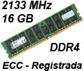 Memria 16GB DDR4 2133MHz Kingston KVR21R15D4/16 ECC Rg#98